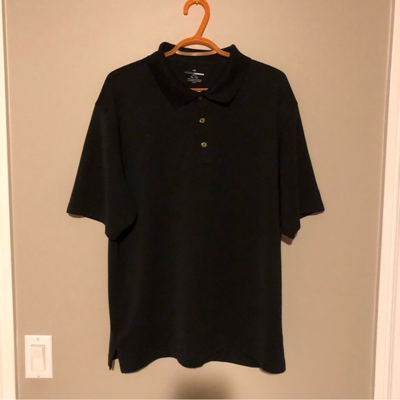 Grand Slam Black Golf Shirt in XL - Nice small ribbed effect on shirt - Picture 3 of 10